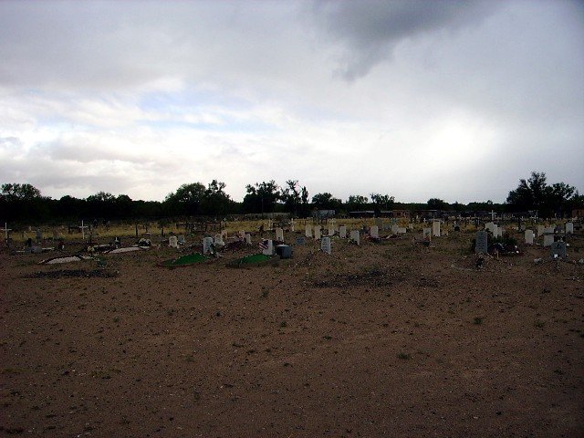 Isleta Pueblo Cemetery, Isleta Village Proper
