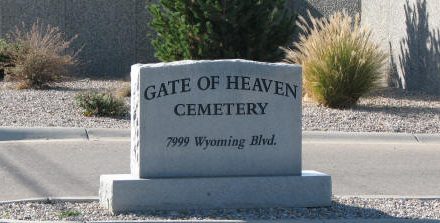 Gate of Heaven Cemetery, Albuquerque, Bernalillo County, New Mexico